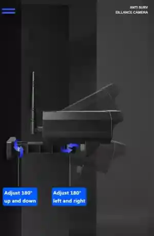 Foco Solar Tipo Camara Sensor De Movimiento Resiste Lluvia