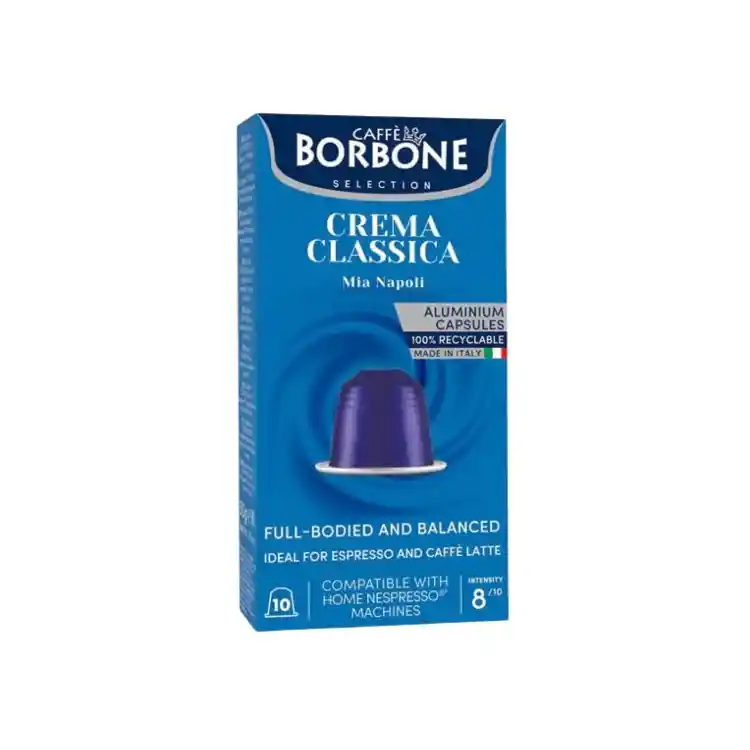 Capsulas Crema Classica Borbone 10 Unid.