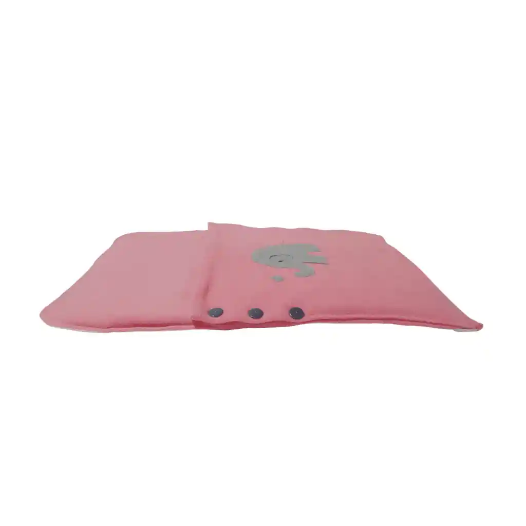 Saco De Dormir Rosa Más Almohada Hipoalergénica Microporosa