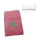 Saco De Dormir Rosa Más Almohada Hipoalergénica Microporosa