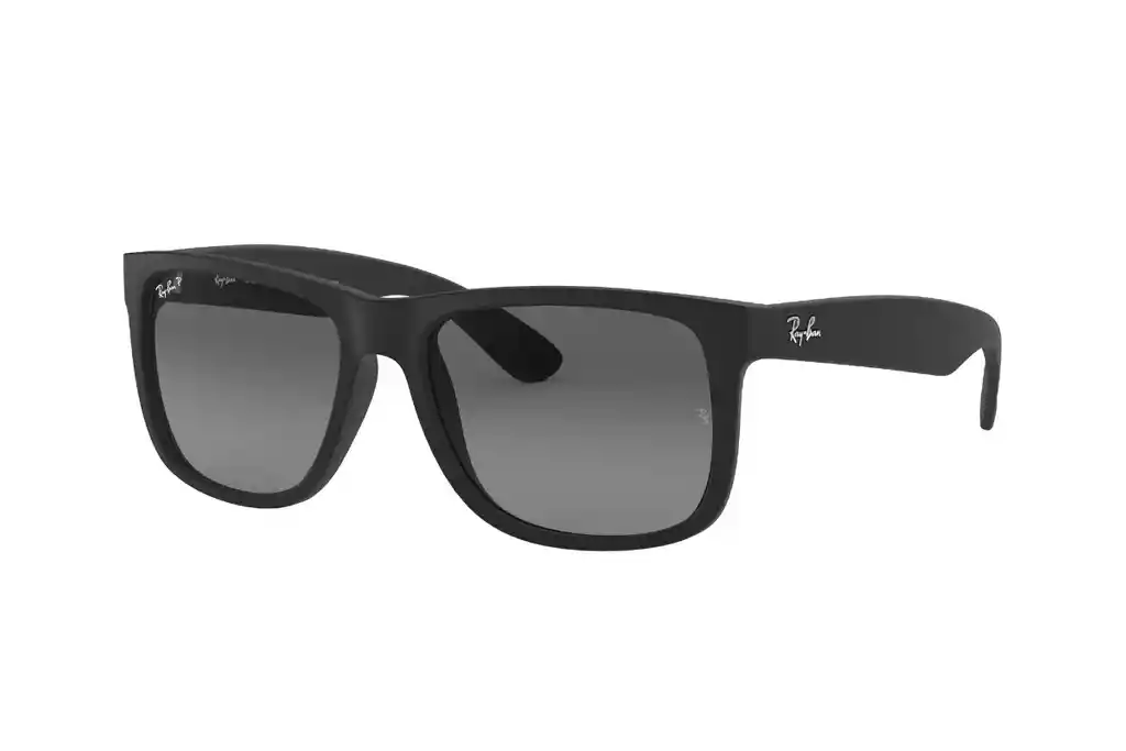 Lentes De Sol Justin Polarizados Negro Ray-ban