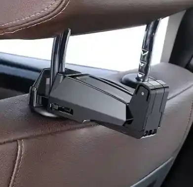 Soporte De Auto Asiento Trasero Celular Y Colgador Cartera