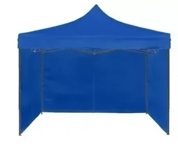 Pared Lateral Para Toldo 3x3 Azul 3 Paredes Funda
