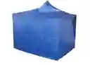 Pared Lateral Para Toldo 3x3 Azul 3 Paredes Funda