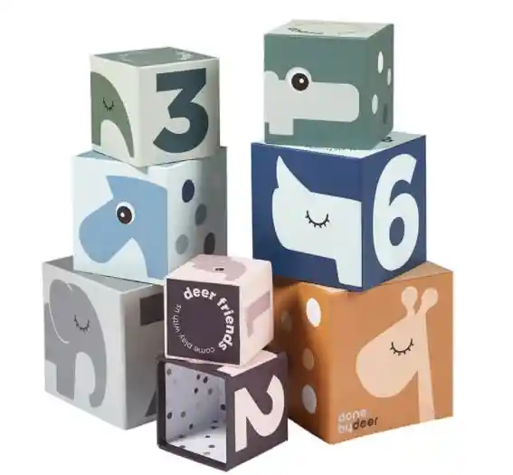 Done By Deer Juego De Encaje Deer Friends Mix De Colores