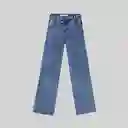 Pants Pretina Botones Azul Oscuro 36