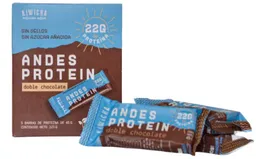 Kiwicha 5ú. Barras De Proteína 45g Andes Protein Doble Chocolate