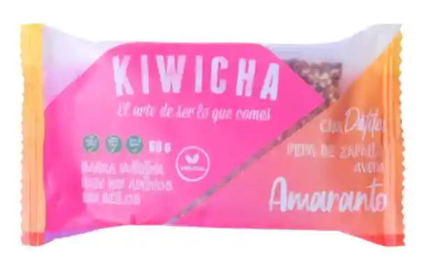 Kiwicha Barra De Amaranto Proteína Vegetal 60g. (avena-dátiles-pepa De Zapallo-chía-amaranto)