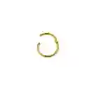 Piercing Septum 8mm Oreja Chapado En Oro Titanio Astm F136