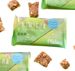 Kiwicha Barra De Plátano Proteína Vegetal 60g. (avena-dátiles-plátano-nueces-canela)