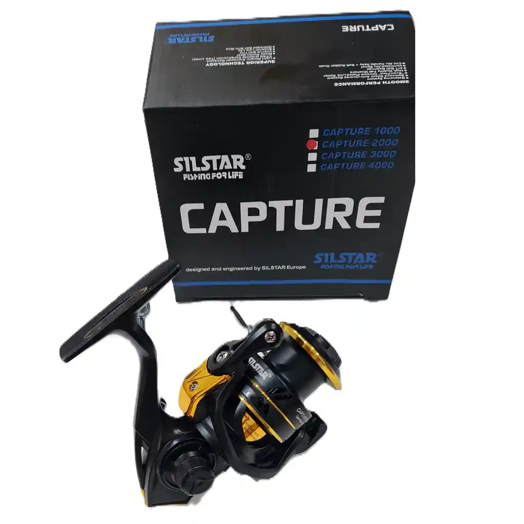 Carrete De Pesca Silstar Capture 2000 4+1rodamientos 225 Grs