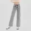 Pants Pretina Botones Gris 38