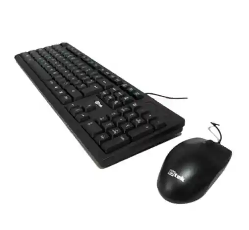 Utek Kit Teclado/mouse Alámbrico Usb Ut-ktd250