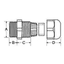 Pack De 10 Prensa Estopas M16 X 1,5