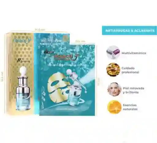 Haokali Professional · Oferta - Mascarilla Facial Con Ampolla Acido Hialuronico - Antiarrugas Y Aclarante