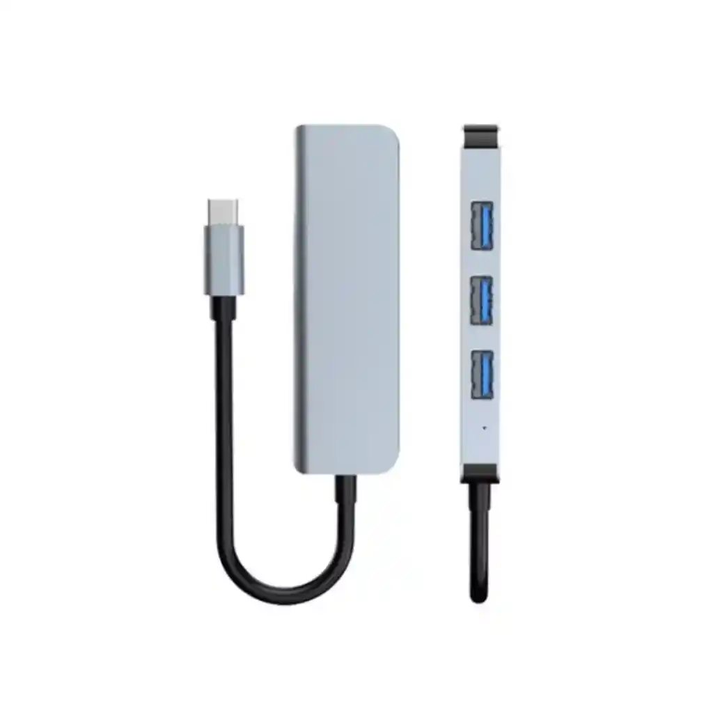 Expansión Adaptador Cable Tipo C Cargador Usb 4 Puertos