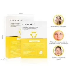 Flamenco · Mascarilla Facial Nutritiva E Hidratante De Colágeno