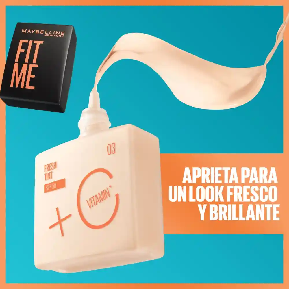 Base De Maquillaje Base Fit Me Fresh Tint 07