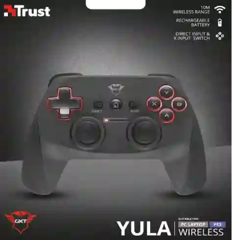 Trust Gamepad Yula Wireless Pc/ps3 Gxt-545