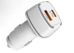 Cargador Auto Carga Rápida Tipo C Y Usb 18w