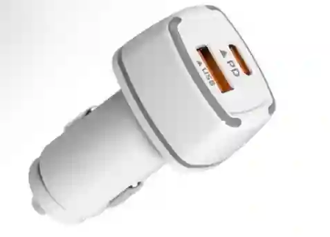 Cargador Auto Carga Rápida Tipo C Y Usb 18w