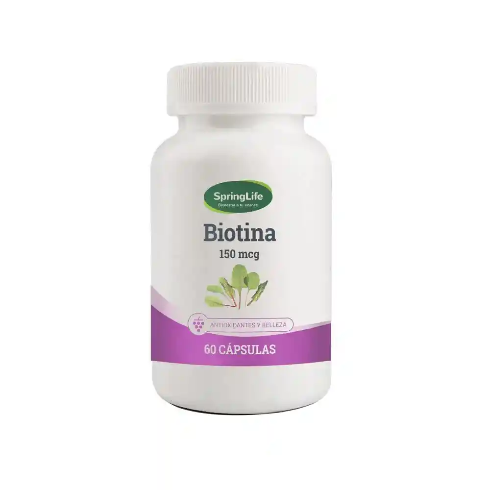 Biotina 150 Mcg Cap Blandas X 60