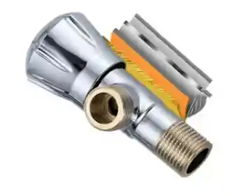 Grifo De Acero Inoxidable, Llave De Paso 1/2, Baño Ducha Wc