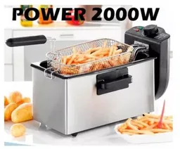 Freidora Eléctrica Con Regulador Adaptador Incluido