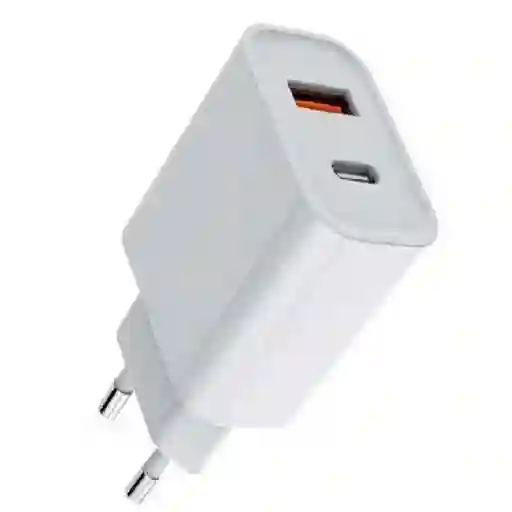 Adaptador De Carga Doble Usb Usb C