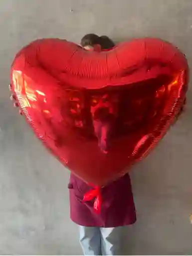 Globo Corazón Xl Con Helio