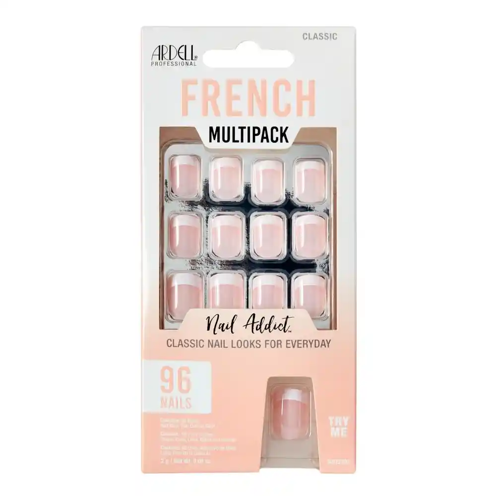 Uñas Postizas Unas French Multipack Classic