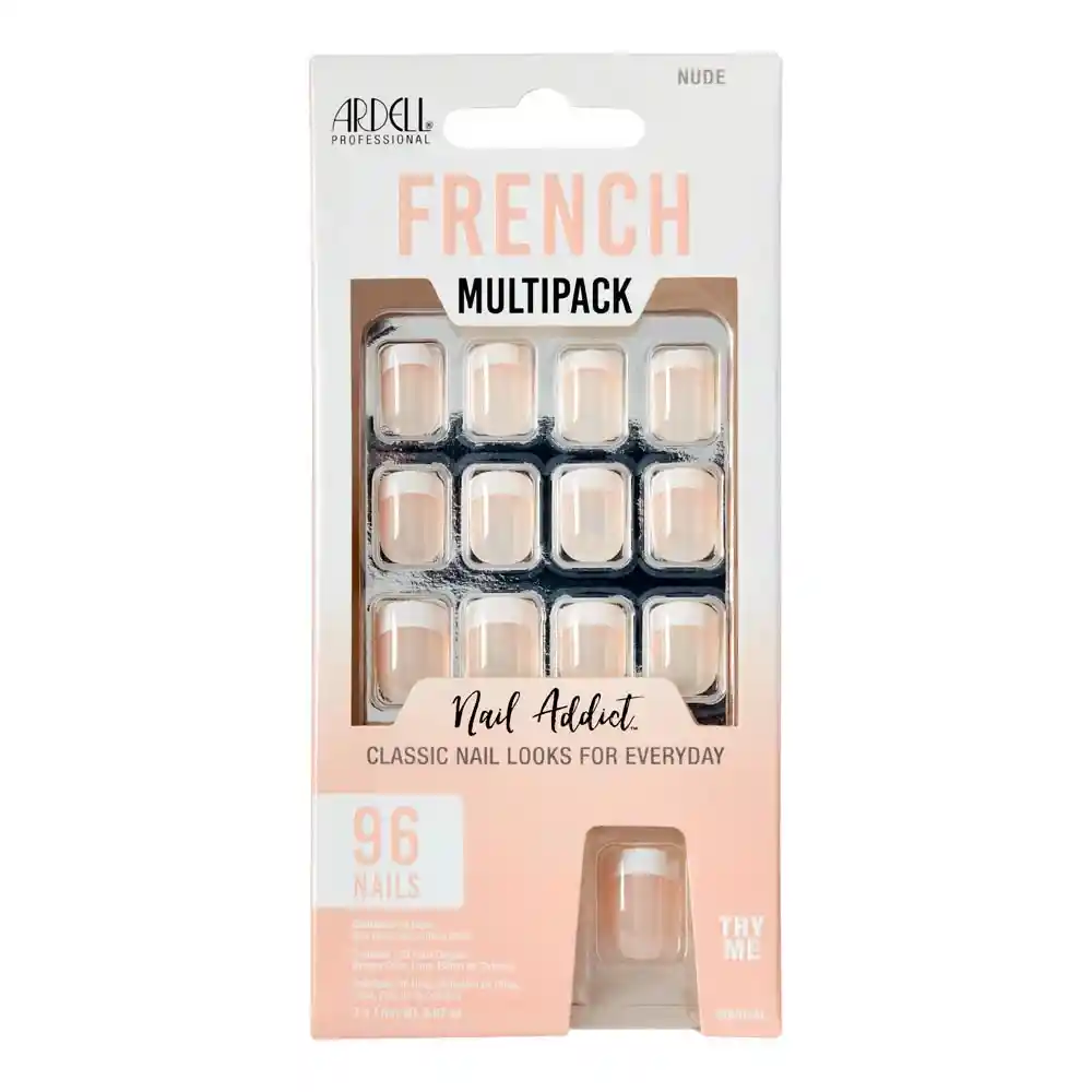 Uñas Postizas Unas French Multipack Nude