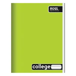 College Ross Caligrafia Horizontal Liso 80 Hojas