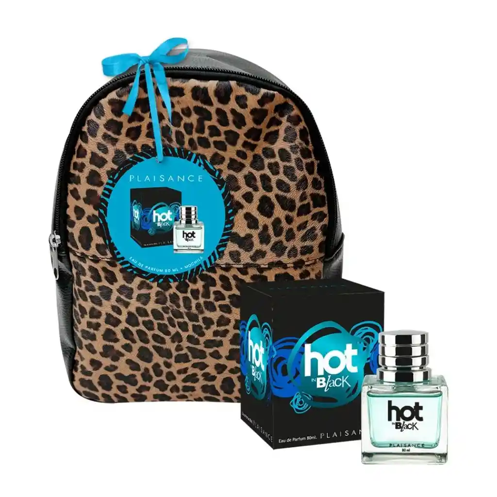 Set Perfume Plaisance Hot In Black Edp + Mochila