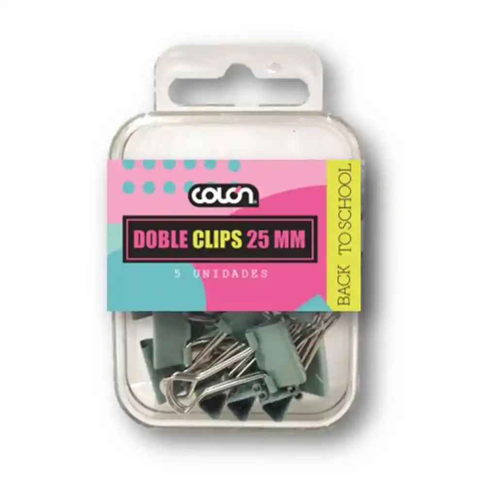 Doble Clip Colon 25mm 5u Bts23 Preu