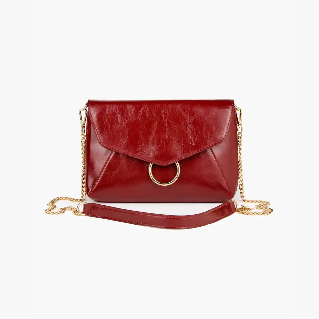 Cartera Bandolera Mujer Sobre Rojo