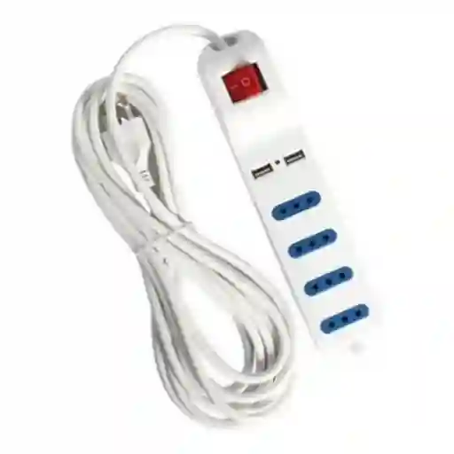 Alargador Zapatilla Con Usb