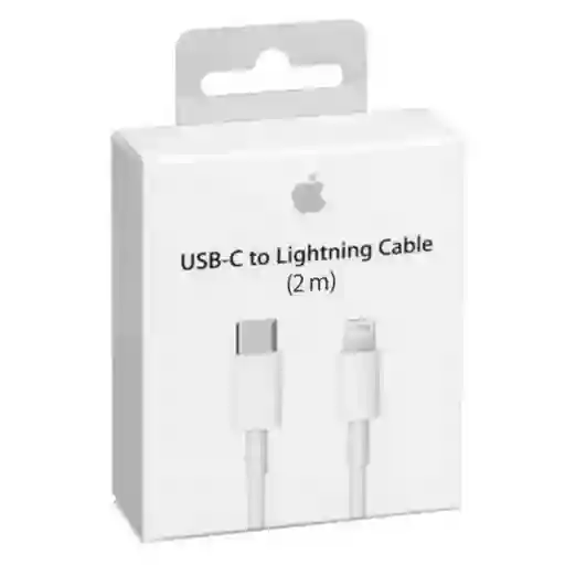 Cable Carga Para Iphone 13 Certificado Lignith A Tipo C De 2 Metros