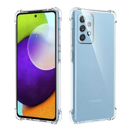 Carcasa Para Samsung A04 Transparente Con Bordes Reforzados