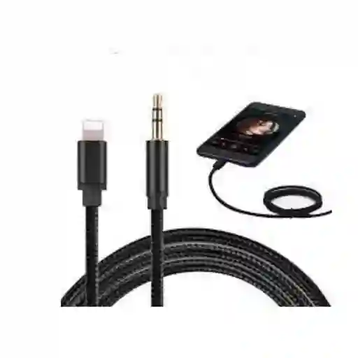 Cable Iphone Lightning A Jack 3.5mm Audio Auxiliar Macho