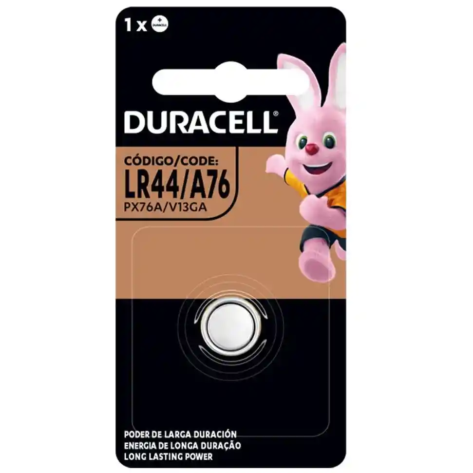 Pilas Duracell Lr44/a76 X1