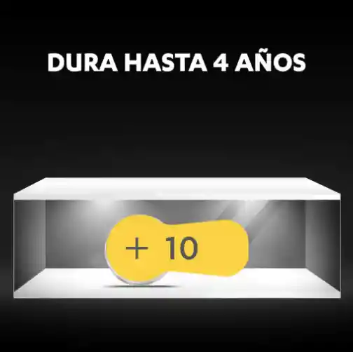 Pilas Auditivas Duracell D10 X6