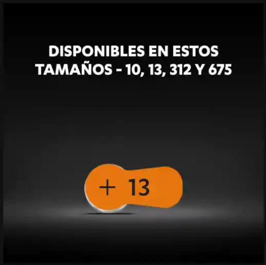 Pilas Auditivas Duracell D13 X6