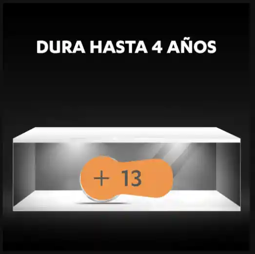 Pilas Auditivas Duracell D13 X6