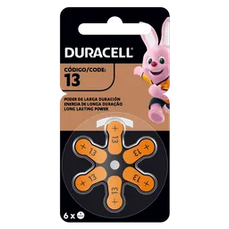 Pilas Auditivas Duracell D13 X6