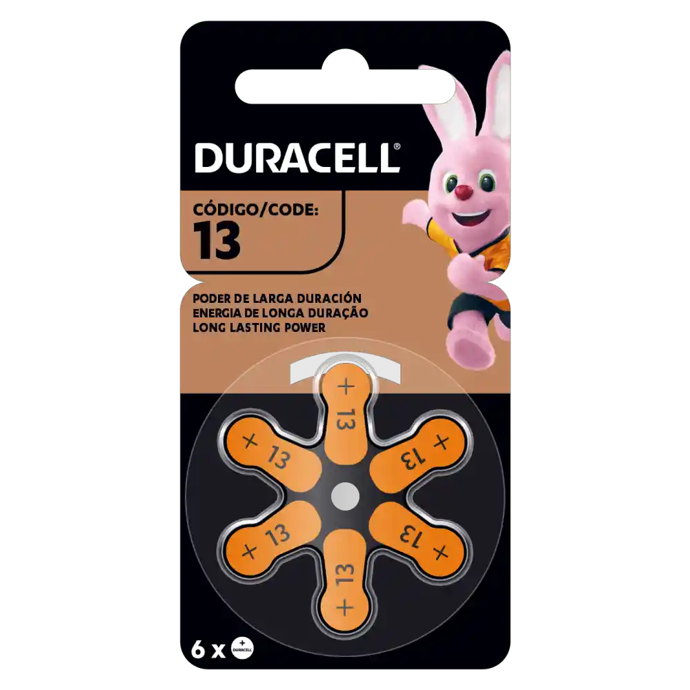 Pilas Auditivas Duracell D13 X6