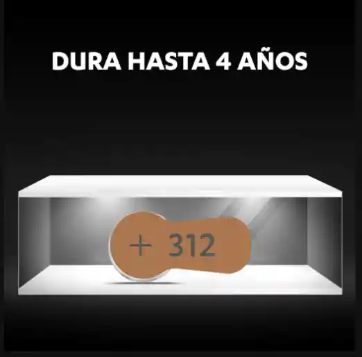 Pilas Auditivas Duracell D312 X6