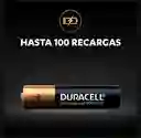 Pilas Recargables Duracell Aaa 900 Mah X2