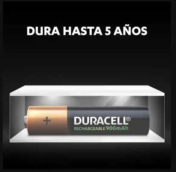 Pilas Recargables Duracell Aaa 900 Mah X2