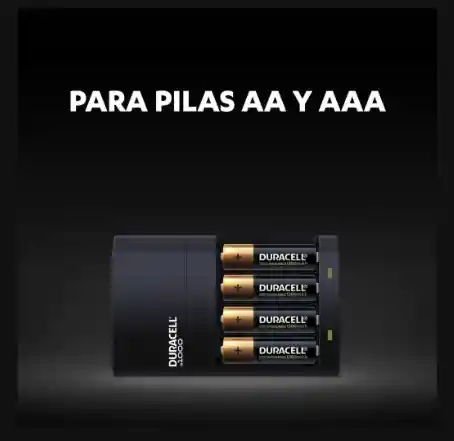 Cargador Para Pilas Duracell Incluye 4 Pilas Aa